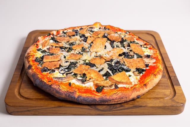Vegetarian Supreme Pizza.