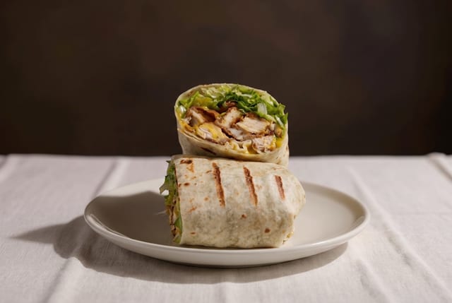 Honey Mustard Chicken Wrap.