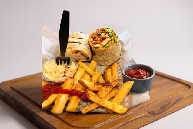 Honey Mustard Chicken Wrap.
