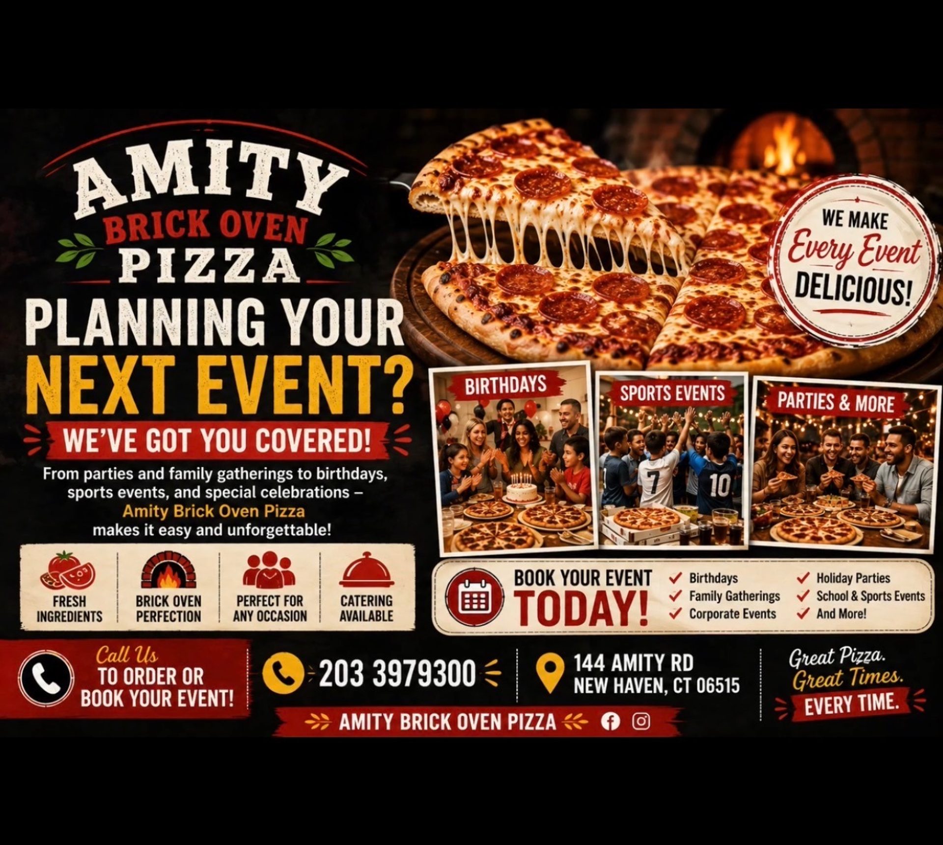 Great Pizza for Every Celebration