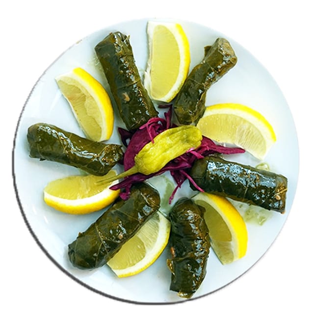 Side of Grape Leaves.