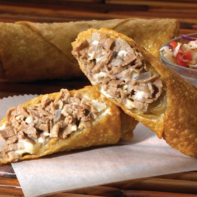 Philly Cheesesteak Egg Roll.